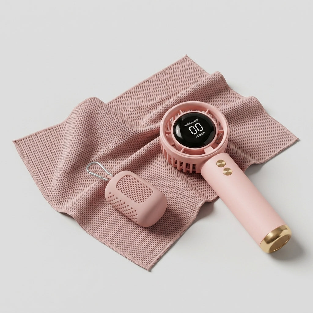 Fan Pink · Towel Pink