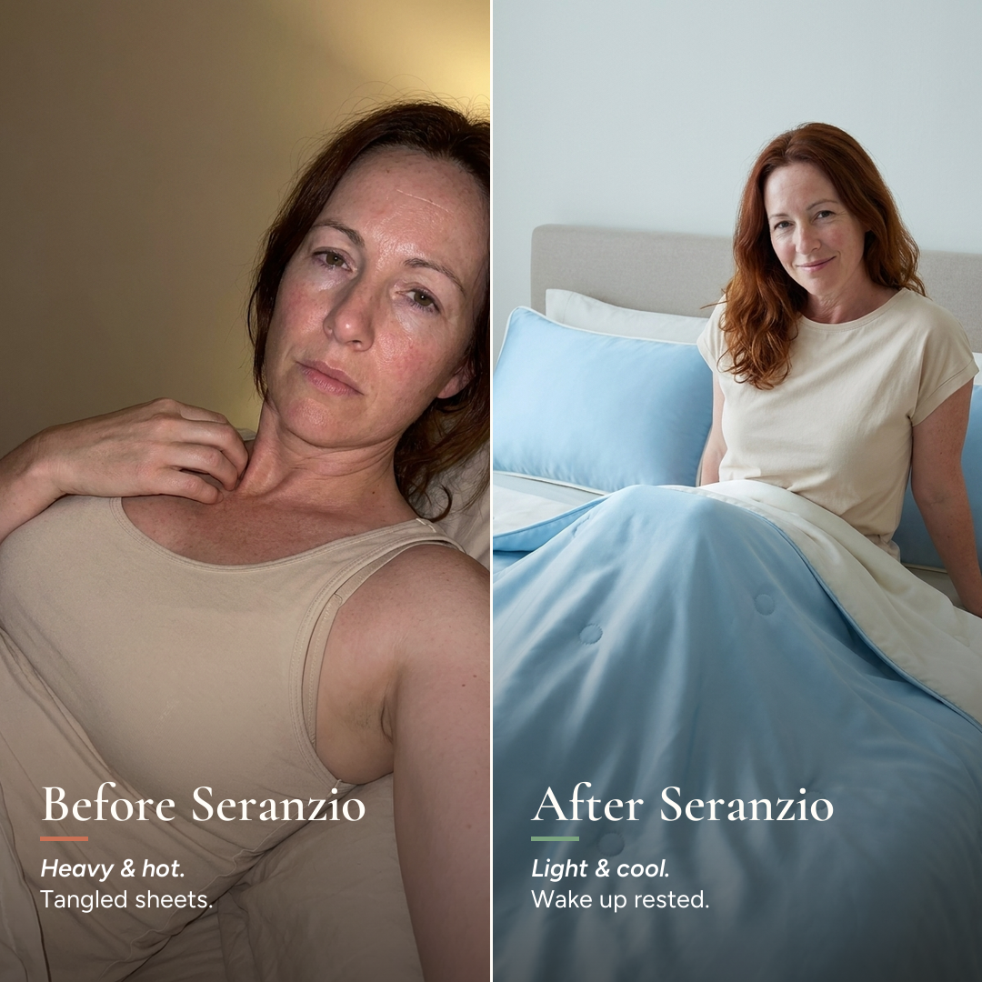 Seranzio Solstice — before and after