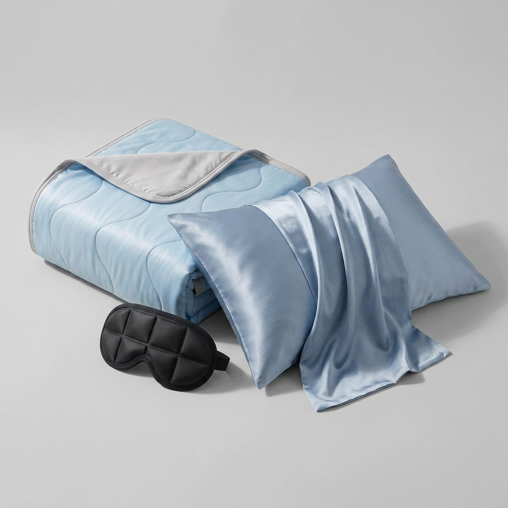 Blanket Blue · Case Light Blue · Mask Black