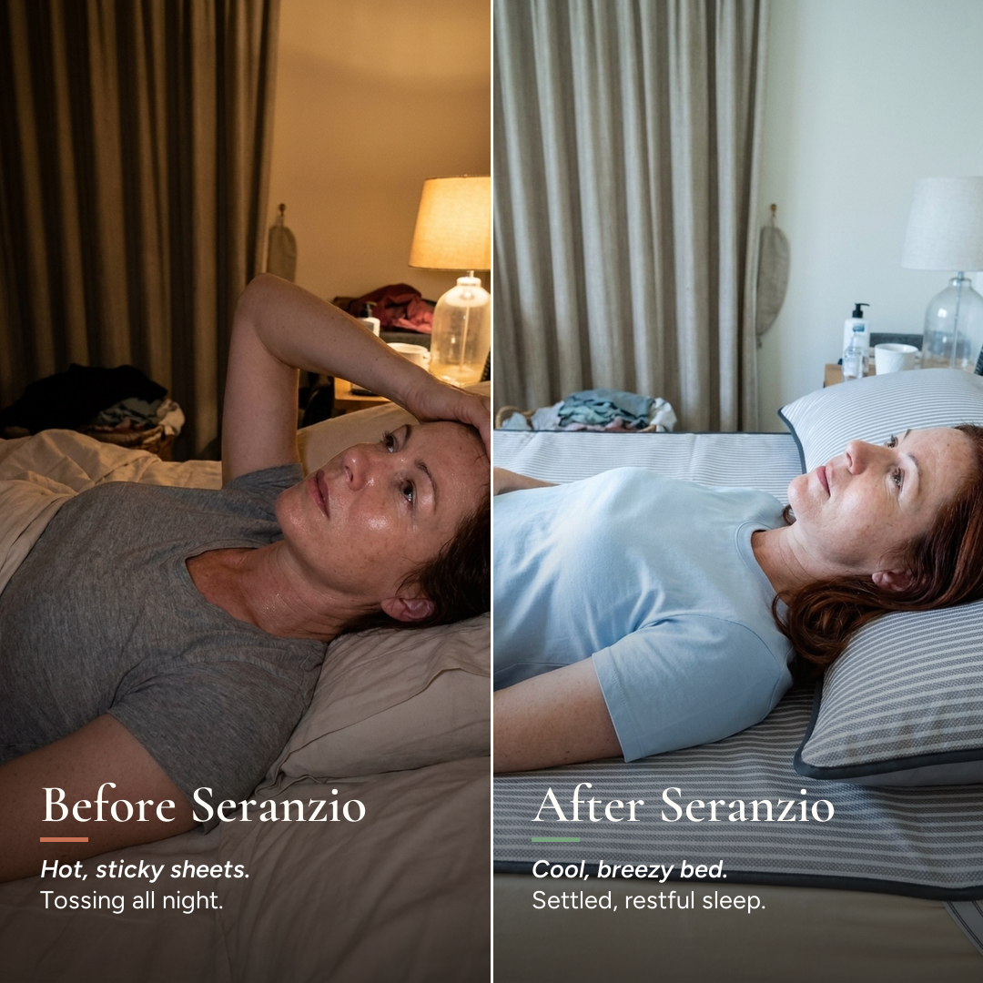 Seranzio Frost Flat — before and after
