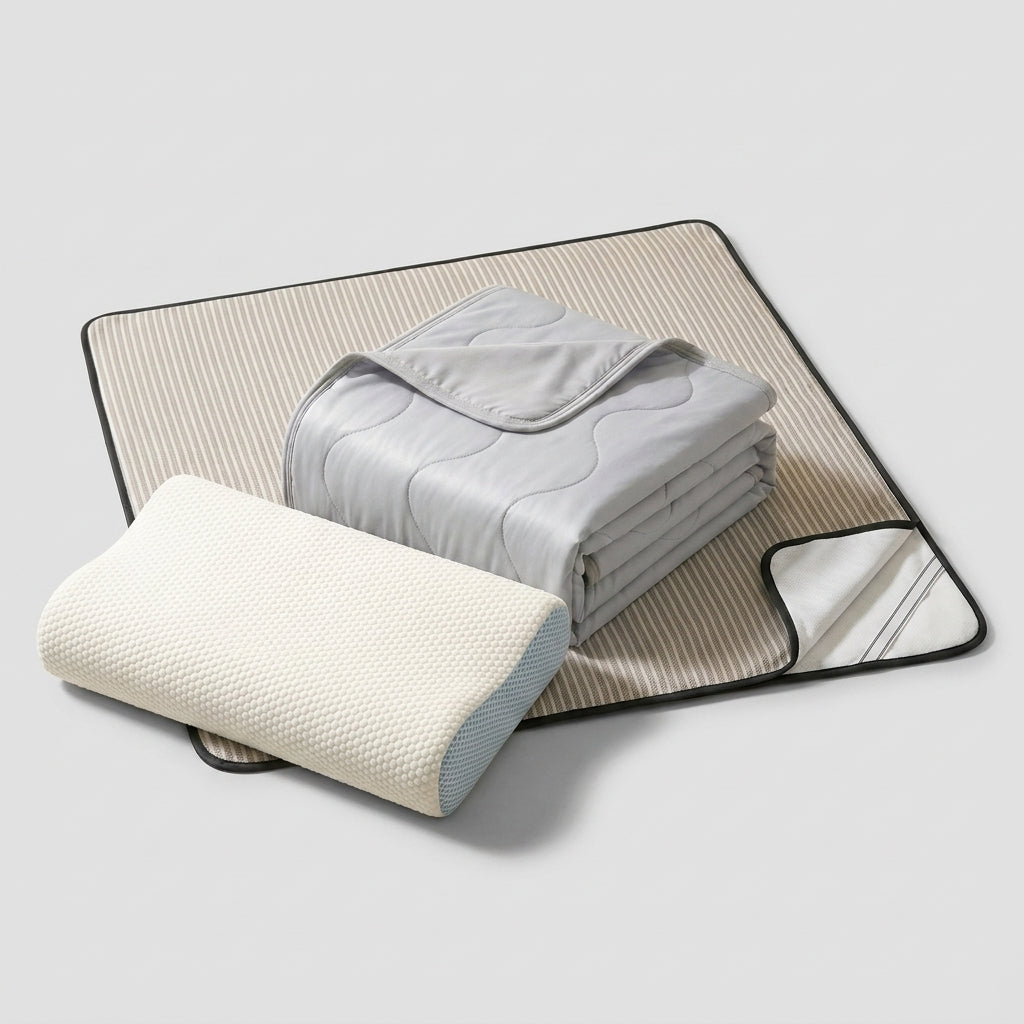 Mat Mocha · Blanket Grey