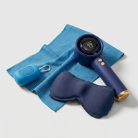 Fan Blue · Towel Sky Blue · Mask Navy