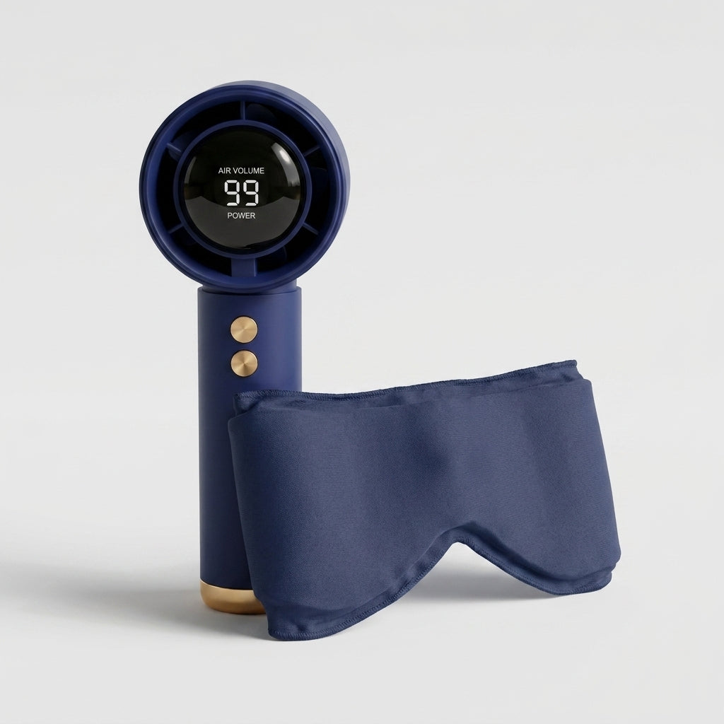 Fan Blue · Mask Navy