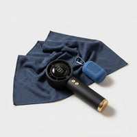 Fan Black · Towel Navy