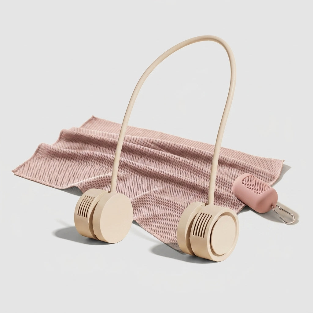 Fan Apricot · Towel Pink